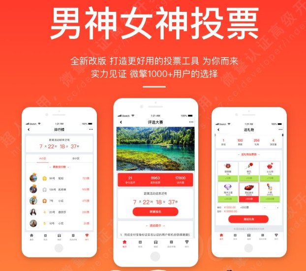男神女神投票 V5+工具+查询+短信 原版 【微擎功能模块】 - 狗凯之家免费源码网