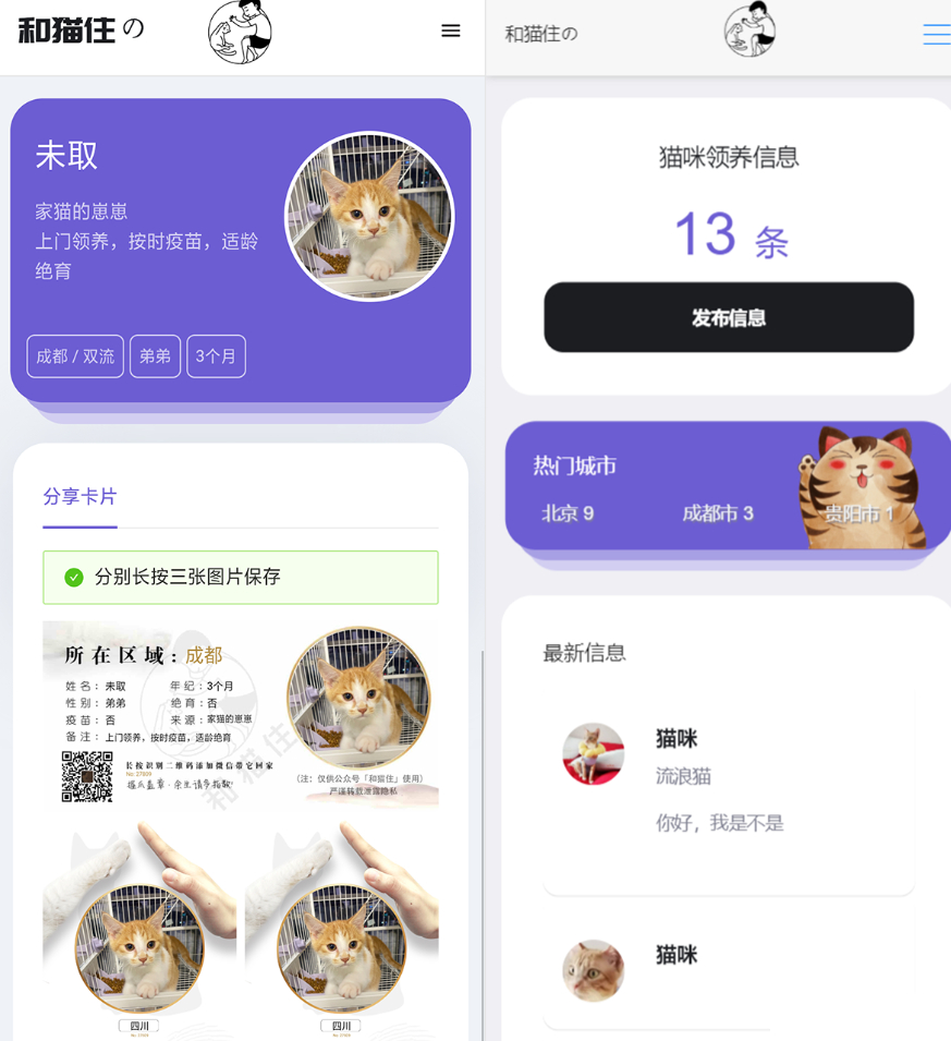 最新流浪猫狗H5运营源码完整下载，支持封装成APP - 狗凯之家免费源码网