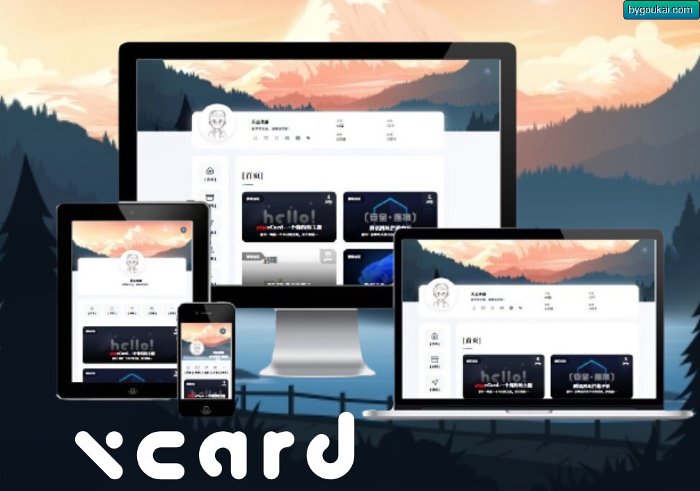 vCards特色卡片式排版的typecho主题 - 狗凯之家免费源码网
