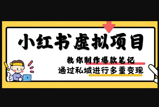 小红书虚拟项目实战，爆款笔记制作，矩阵放大玩法分享 - 狗凯之家免费源码网