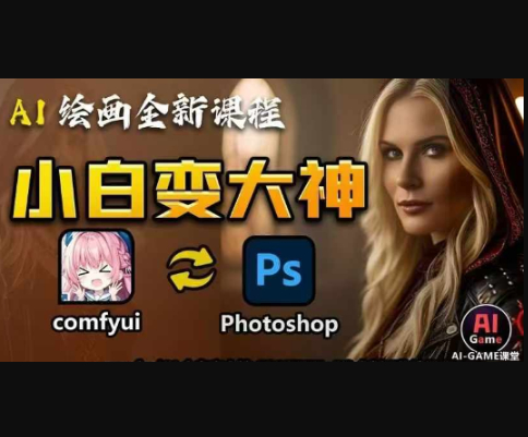 AI绘画全新课程，AI小白变大神COMFYUI+PS全新工作流课程，学会能创作无限可能 - 狗凯之家免费源码网