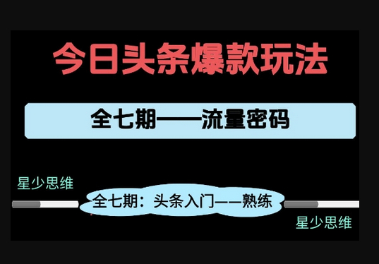 头条系列全七期项目拆解，全是干货，新手从0-1必经过程，99的人会踩的坑 - 狗凯之家免费源码网