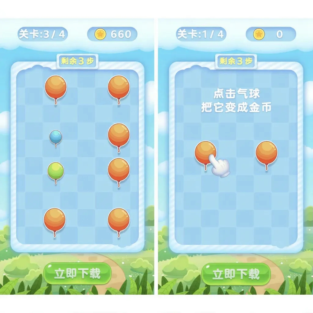 Cocos Creator 气球大消除小游戏源码 完整可运行 Demo | 零基础入门 Cocos 小游戏开发 - 狗凯之家免费源码网