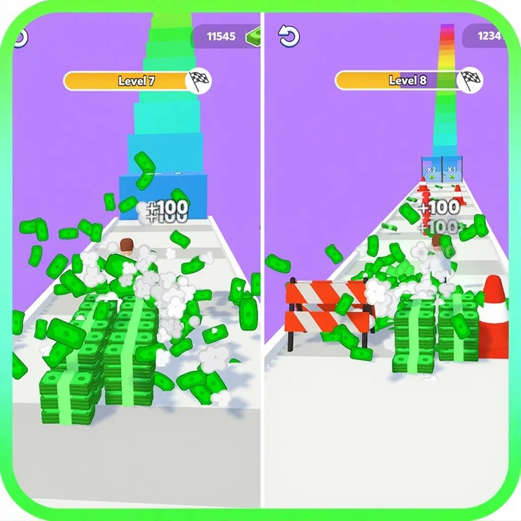 UnityMoneyStackRun3D 金币堆叠跑酷手游完整 3D 游戏模板 U3D 闯关躲避障碍源码工程 - 狗凯之家免费源码网