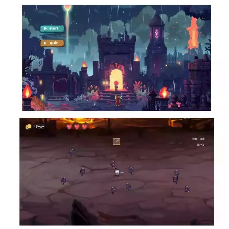 Unity3D 仿元气骑士像素动作闯关手游完整源码 2D 横版地牢冒险游戏开发工程 - 狗凯之家免费源码网