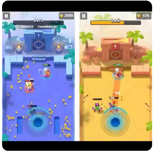 Unity 仿弓箭传说竖版射击小游戏源码卡通 roguelike 闯关完整学习项目 - 狗凯之家免费源码网